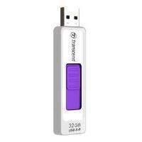 Transcend JetFlash 770 (32GB) USB 3.0 Flash Drive (White/Purple)