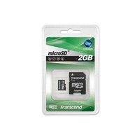 Transcend 2GB MicroSD Card with Adaptor