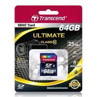 Transcend 64GB Secure Digital XC Card with exFAT File System (Class 10)