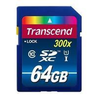 Transcend UHS-I 300x Premium (64GB) Secure Digital Extended-Capacity Flash Card (Class 10)