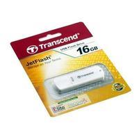 Transcend JetFlash 370 (16GB) USB 2.0 Flash Drive (White)
