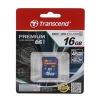 transcend uhs i 300x premium 16gb secure digital high capacity flash c ...