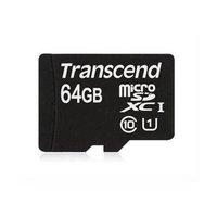 Transcend Premium 400x (64GB) MicroSDXC Flash Card UHS-I (Class 10) with Adaptor
