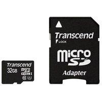 Transcend Premium 400x (32GB) MicroSDHC Flash Card UHS-I (Class 10) with Adaptor