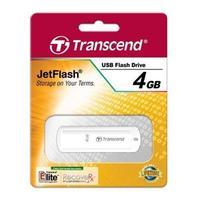 Transcend JetFlash 370 (4GB) USB 2.0 Flash Drive (White)