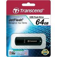 Transcend JetFlash 350 (64GB) USB 2.0 Flash Drive (Black)