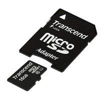 Transcend Premium 400x (16GB) MicroSDHC Flash Card UHS-I (Class 10) with Adaptor