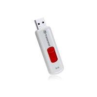 Transcend JetFlash 530 (4GB) USB 2.0 Flash Drive (White/Red)