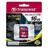 transcend uhs i ultimate 16gb secure digital high capacity flash card  ...