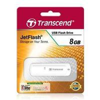Transcend JetFlash 370 (8GB) USB 2.0 Flash Drive (White)