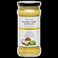 Truly Simple Coconut Curry & Spinach Cooking Sauce 370g - 370 g, Green