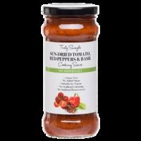 Truly Simple Sun-Dried Tomato, Red Peppers & Basil Sauce 370g - 370 g