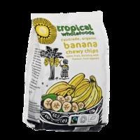 Tropical Wholefoods Sun Dried Banana Chewy Chips 150g - 150 g