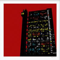 Trellick Tower - Red By Jayson Lilley