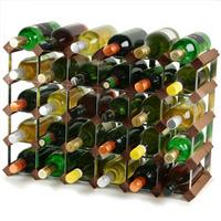 Traditional Wooden Wine Racks - Dark Oak (4x6 Hole [30 Bottles])
