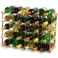 Traditional Wooden Wine Racks - Light Oak (4x6 Hole [30 Bottles])