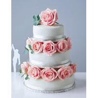 traditional wedding cake medium tier