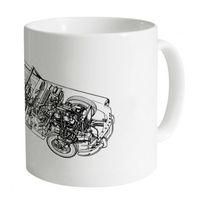 Triumph Spitfire Cutaway Mug