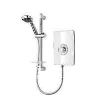 triton style 85kw electric shower white gloss effect