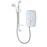 triton t1si 85kw single control electric shower white