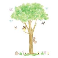 Tree and Owl Wallpops Wall Art Sticker Kit - 28 Pieces