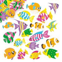 tropical fish foam stickers per 3 packs