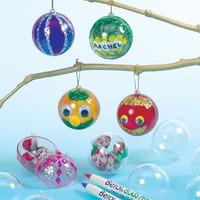 Transparent Hanging Baubles (Pack of 36)