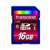 transcend 16gb secure digital high capacity class 10 uhs i flash card