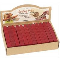 Traditional Seal Wax Sticks W/Wick-Red 236213