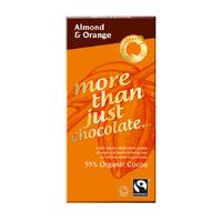 Traidcraft Organic Almond & Orange Chocolate 100g