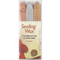 traditional seal wax sticks wwicks 3pkg goldsilverbronze 246688