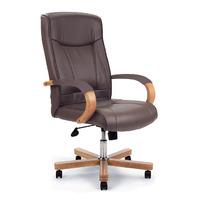 troon leather executive chair brown