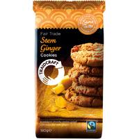 Traidcraft Fairtrade Stem Ginger Cookies - 180g