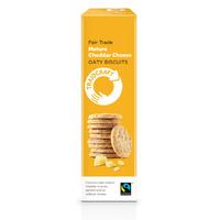 Traidcraft Fairtrade Mature Cheese Oaty Biscuits - 130g
