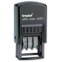 trodat printy dater 4850l1 compact wording stamp received blue date