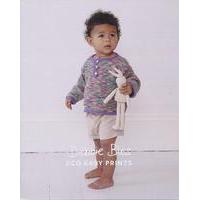 triangle edged top in debbie bliss eco baby prints db066