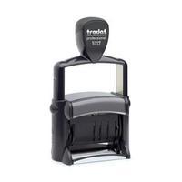 trodat professional 5117 dial a phrase self inking dater stamp black