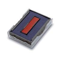 Trodat T64750 Replacement Ink Pad Blue & Red Pack of 10 -