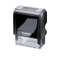 trodat printy 4912 id protection stamp self inking 46mm x 18mm 53905