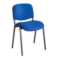 Trexus Stacking Chair Upholstered with Shaped Seat Blue T0477A010