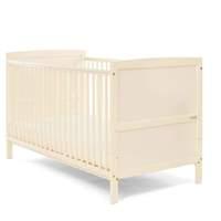 Travis Cot Bed with Mattress in Cream