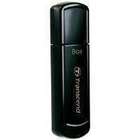 Transcend JetFlash 350 (8GB) USB 2.0 Flash Drive (Black)