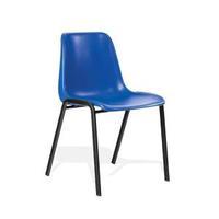 Trexus Stylish Stacking Chair Polypropylene Blue 134581