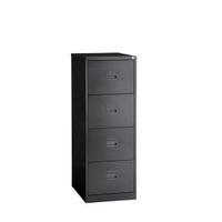 trexus filing cabinet steel lockable 4 drawer cc4h1a av1
