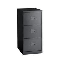trexus filing cabinet steel lockable 3 drawer cc3h1a av1