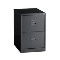 trexus filing cabinet steel lockable 2 drawer cc2h1a av1