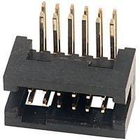 TruConnect W58 Series Box Header 1.27mm 12 Pin Right Angled