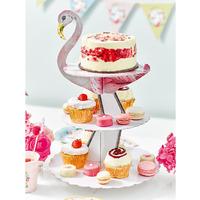 truly flamingo 3 tier cake stand