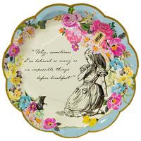Truly Alice Paper Party Plates