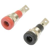 TruConnect A-2.103-R 4mm Test Socket Solder Termination Red